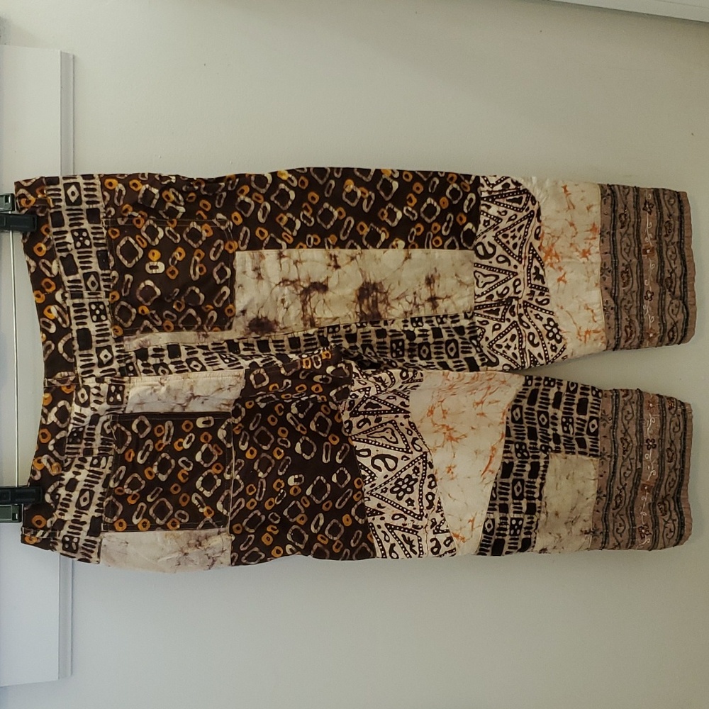 Chico's Design Vintage Patchwork Silk And Linen B… - image 6